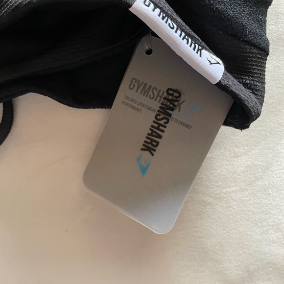 Gymshark True Texture Bralette - Black NWT - Picture 6 of 8